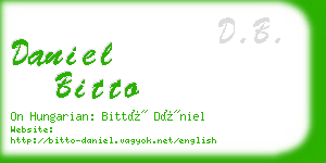 daniel bitto business card